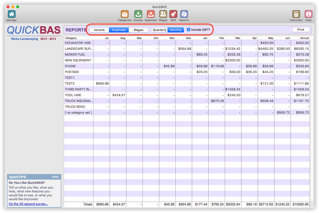 Expense Reports